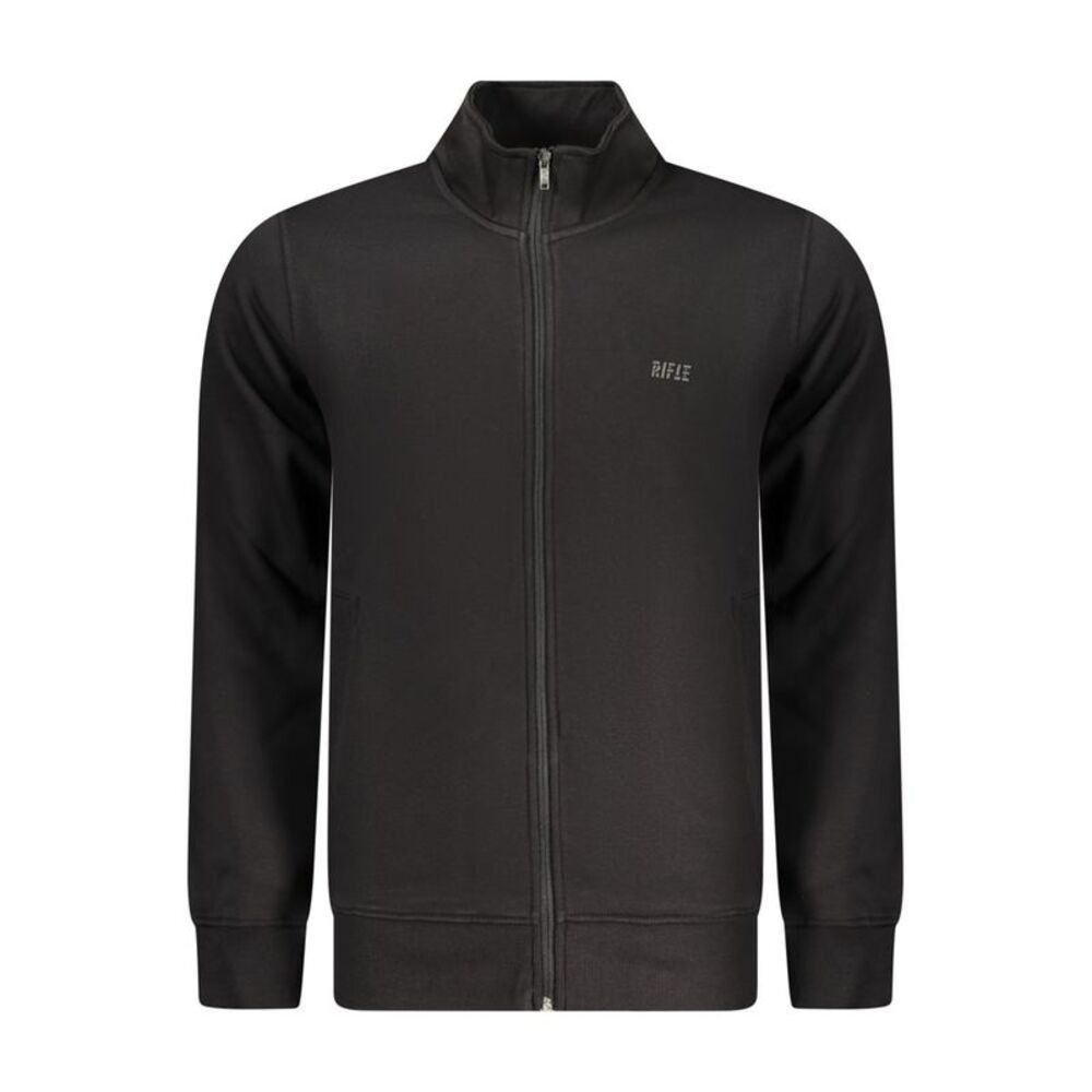 Rifle Black Cotton Men Men's Sweatshirt
